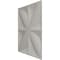 Ekena Millwork 19 5/8in. W x 19 5/8in. H Alexa EnduraWall Decorative 3D Wall Panel Covers 2.67 Sq. Ft. WP20X20ALBCO - alternate 2